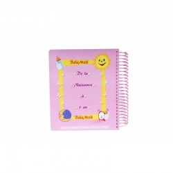 Carnet Bebe Rose Cadeau Naissance De Suivi Alimentaire Quotidien